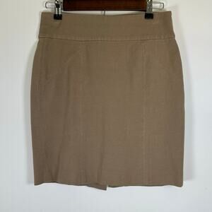Banana Republic Khaki Pencil Skirt, Mini length, Sz 2